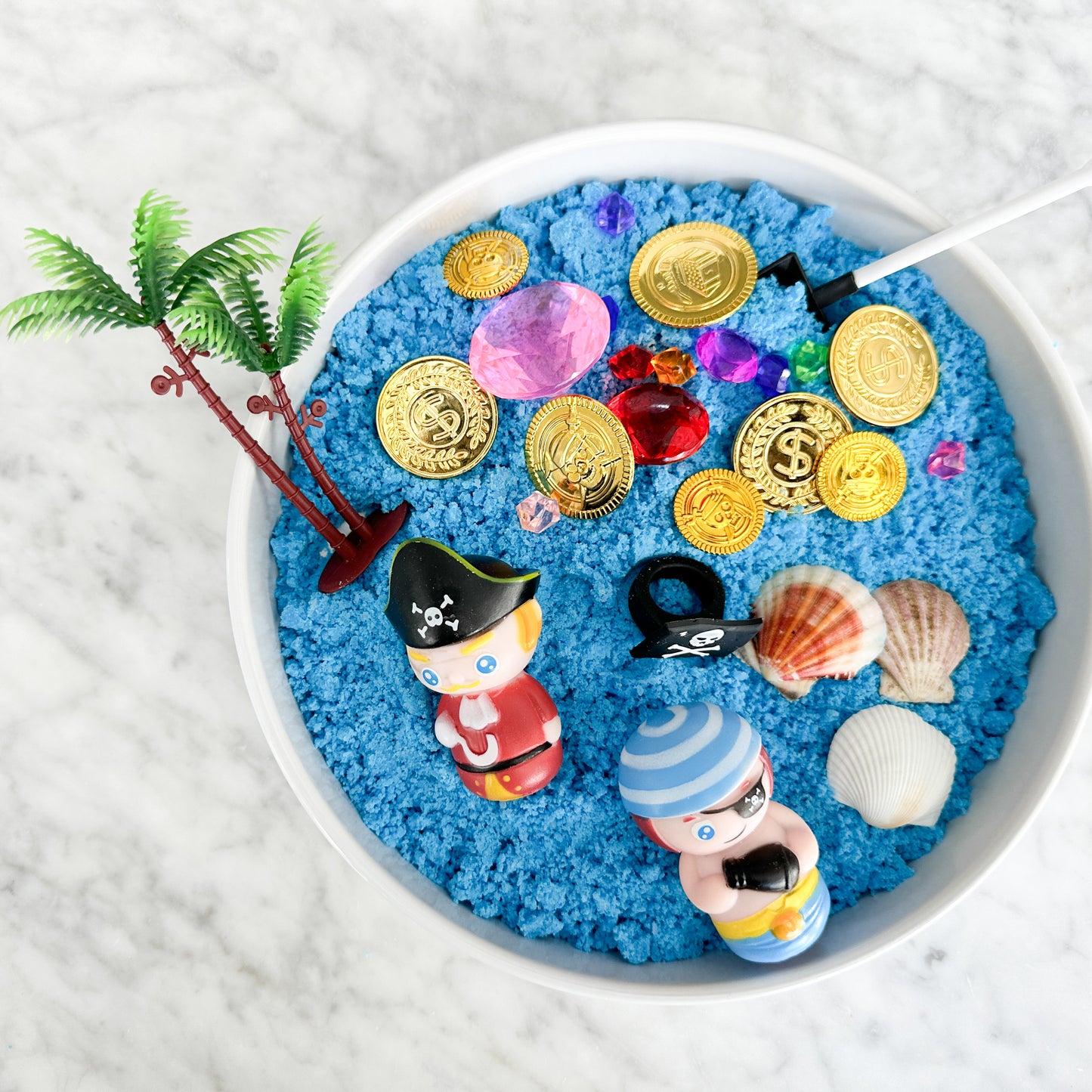 bath sensory pirate kit - splashy sand